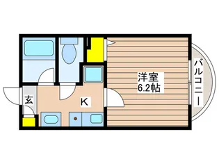 コスモハイツ【4階】の間取り