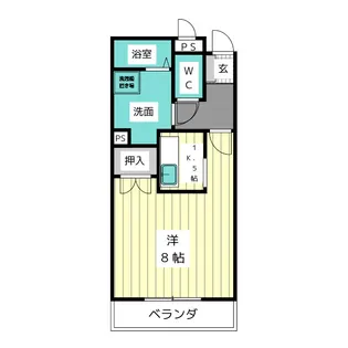 バーロウ杁ヶ池【2階】の間取り