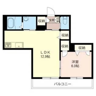 ホシノハウス【3階】の間取り