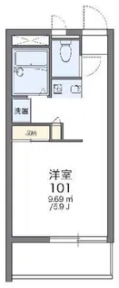 レオパレスけやき【2階】の間取り