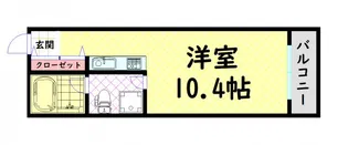 ライオンズシティ難波南【3階】の間取り