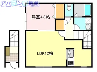 ルーチェI【2階】の間取り