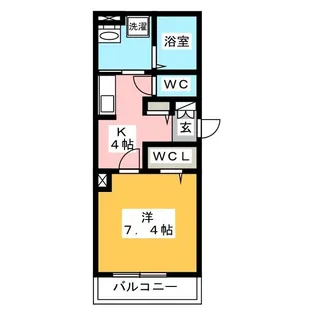 Sha Maison 田神【1階】の間取り