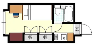 榴岡ハイム【2階】の間取り