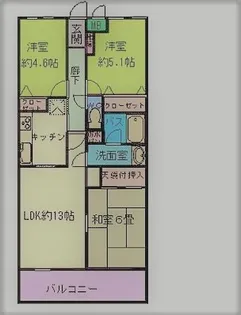 リーベ・パトリー太田【4階】の間取り