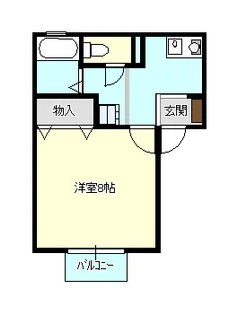 グランシャリオα【2階】の間取り