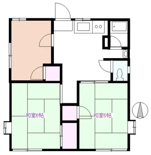 東京都三鷹市牟礼1【アパート】の間取り