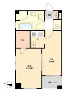 愛知県名古屋市天白区原3【マンション】の間取り