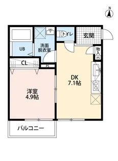 Ukai Terrace 桜新町【2階】の間取り