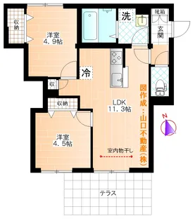 イーハトーヴ【1階】の間取り