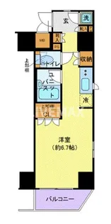 ガリシアヒルズ西麻布EAST【12階】の間取り