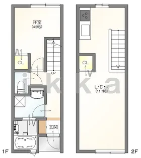 Skyfirst II 柳川の間取り