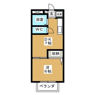 シンフォニータカラ【1階】の間取り