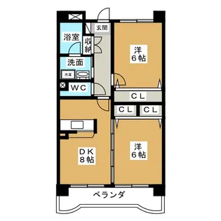 フリューリンク10【2階】の間取り