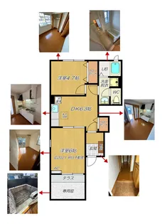 2DKの間取り画像