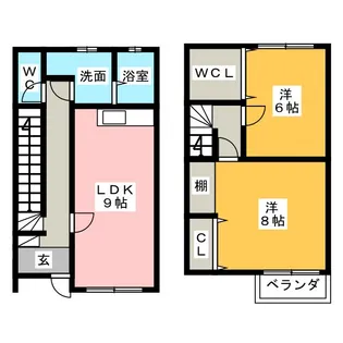 静岡県静岡市清水区押切【一戸建】の間取り