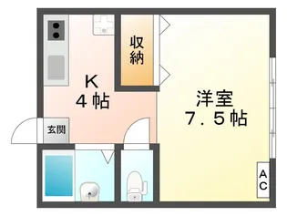 レトワール【1階】の間取り