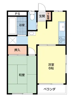 コーポすかいらーく【2階】の間取り