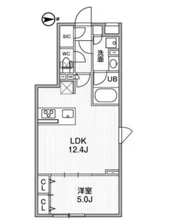 ALTERNA祐天寺【3階】の間取り