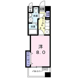 プレジール K【2階】の間取り