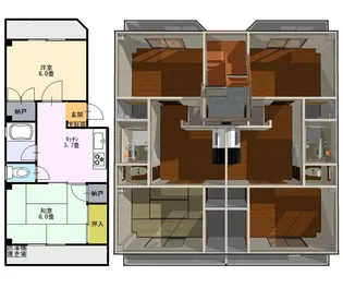 マンション裕【3階】の間取り