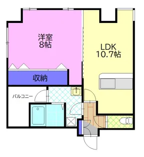 グランパセオ元今泉【2階】の間取り