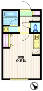 ミ・アビタシオン明津【1階】の間取り