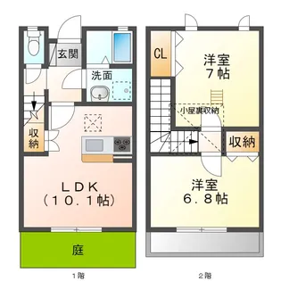 三重県津市久居新町【一戸建】の間取り