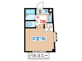ウィスタリア【2階】の間取り