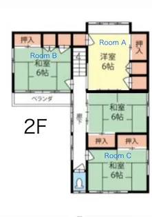 長野県松本市蟻ケ崎2【一戸建】の間取り