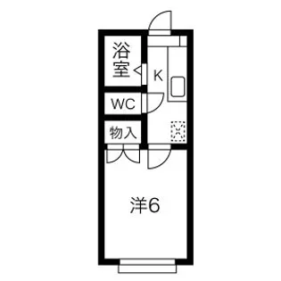 サマックスタカサゴ【1階】の間取り