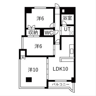 レジデンスTOYOUKE【5階】の間取り