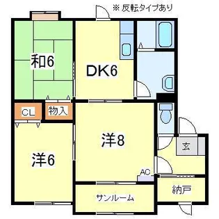 ハーモニーO【2階】の間取り