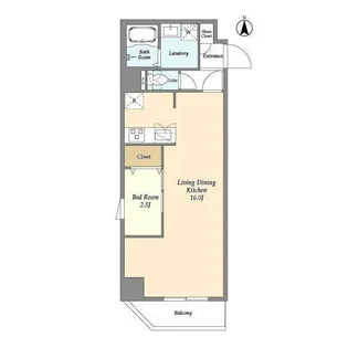 東京都足立区谷在家2【マンション】の間取り