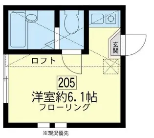 ユナイト星川ソレントの調べ【2階】の間取り