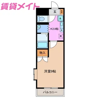 AVENUE丸の内【2階】の間取り