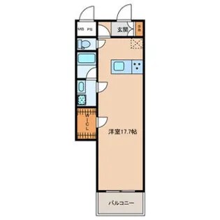 新白島東亜ビル【11階】の間取り