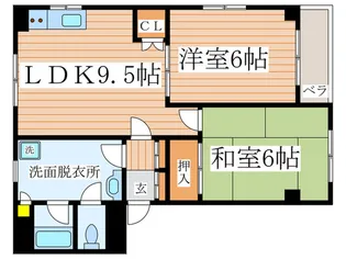 シルク レジデンス【1階】の間取り