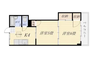 あかいポーチ【1階】の間取り