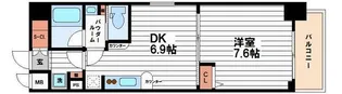 大阪府大阪市中央区南船場1【マンション】の間取り