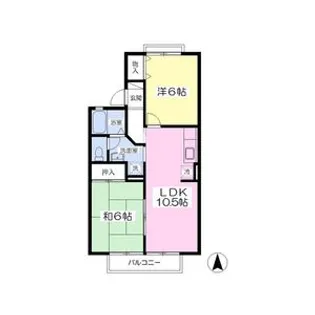 パストラル・ドルフ【2階】の間取り