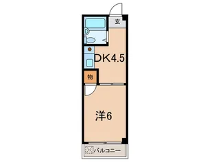 サンシャイン王子【4階】の間取り