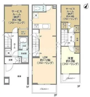 東京都葛飾区金町2【一戸建】の間取り