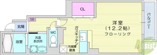 ハニーハウス【1階】の間取り