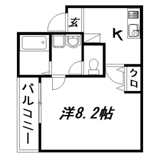 クレフラスト天竜川駅東【1階】の間取り