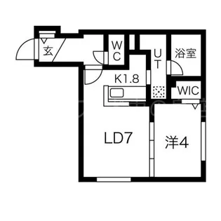 WIND HILLS 南郷(ウィンドヒルズ)【1階】の間取り