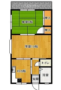 フェリシーダ石津【4階】の間取り
