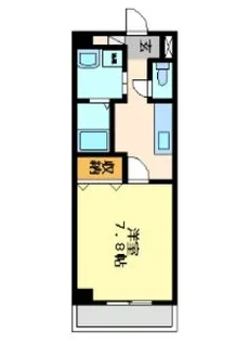 モンテソレイユ富田【3階】の間取り