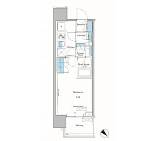 ルフォンプログレ滝野川【6階】の間取り
