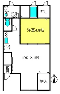 グーテベーレ【1階】の間取り
